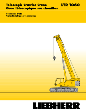 Macarale pe șenile - braț telescopic Liebherr LTR 1060