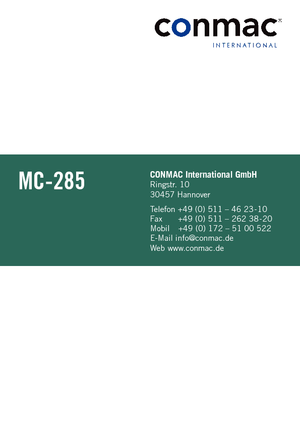 Macarale pe șenile - braț telescopic Maeda MC 285 CRM-E