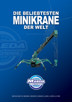 Macarale pe șenile - braț telescopic Maeda MC 405 CRME