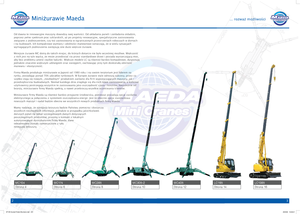 Macarale pe șenile - braț telescopic Maeda MC 405 CRME