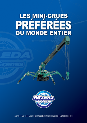 Macarale pe șenile - braț telescopic Maeda MC 405 CRME