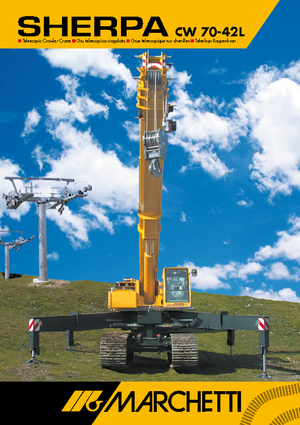 Macarale pe șenile - braț telescopic Marchetti Sherpa 70.42 L