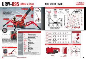 Macarale pe șenile - braț telescopic UNIC URW 095