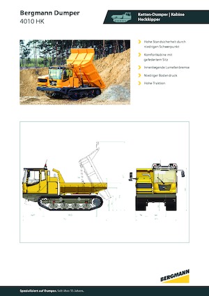 Dumpere pe Şenile Bergmann 4010HK