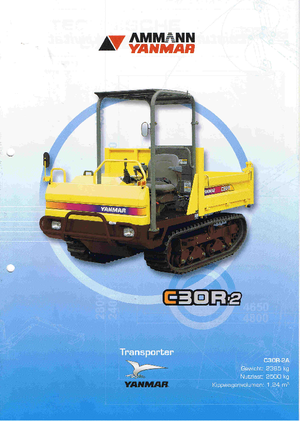 Dumpere pe Şenile Yanmar C 30 R 2 B