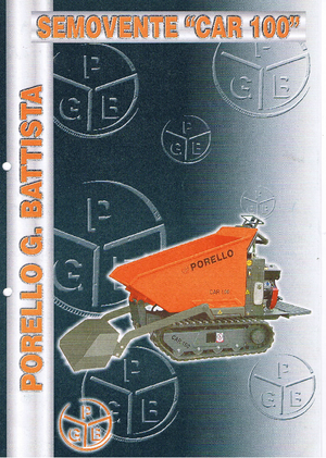 Dumpere pe Şenile Porello Car 100