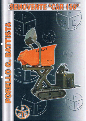 Dumpere pe Şenile Porello Car 150