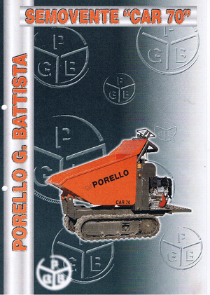 Dumpere pe Şenile Porello Car 70