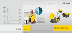 Dumpere pe Şenile Wacker Neuson DT08