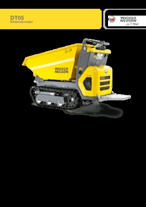 Dumpere pe Şenile Wacker Neuson DT05