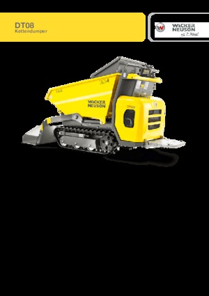 Dumpere pe Şenile Wacker Neuson DT08