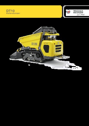 Dumpere pe Şenile Wacker Neuson DT10