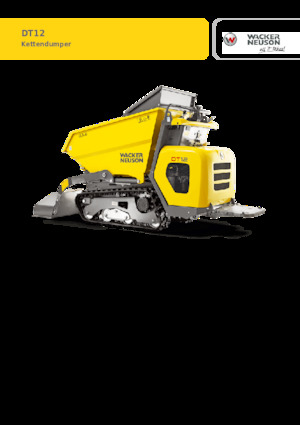 Dumpere pe Şenile Wacker Neuson DT12