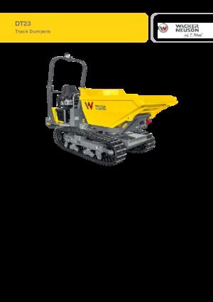 Dumpere pe Şenile Wacker Neuson DT23