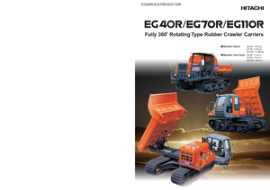 Dumpere pe Şenile Hitachi EG 70 R
