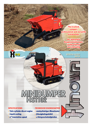 Dumpere pe Şenile Hinowa HS1102