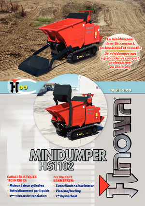 Dumpere pe Şenile Hinowa HS1102