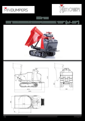 Dumpere pe Şenile Hinowa HS1103