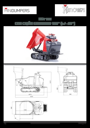 Dumpere pe Şenile Hinowa HS1103