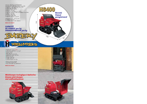 Dumpere pe Şenile Hinowa HS400