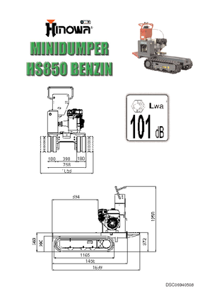 Dumpere pe Şenile Hinowa HS850B