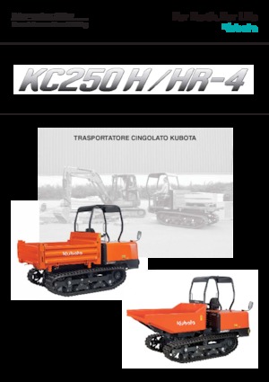 Dumpere pe Şenile Kubota KC 250 H-4