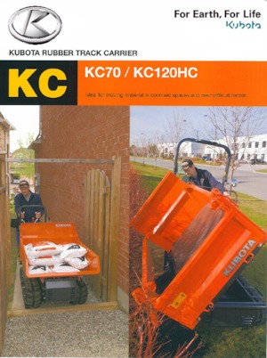 Dumpere pe Şenile Kubota KC120HC-4