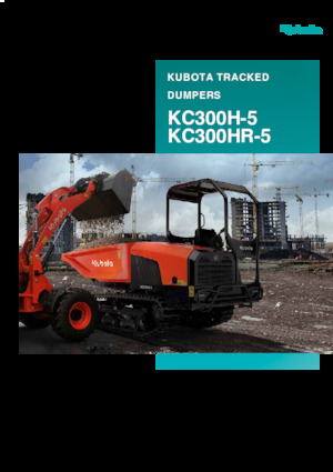 Dumpere pe Şenile Kubota KC300H-5