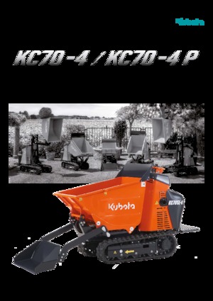 Dumpere pe Şenile Kubota KC70-4