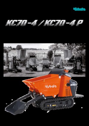 Dumpere pe Şenile Kubota KC70-4