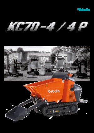 Dumpere pe Şenile Kubota KC70-4