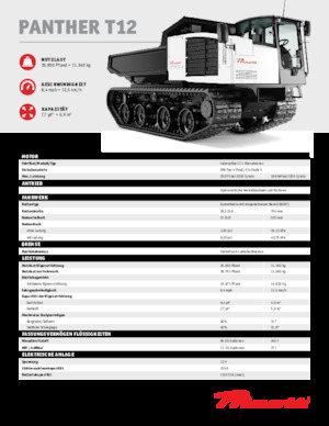 Dumpere pe Şenile Prinoth Panther T12