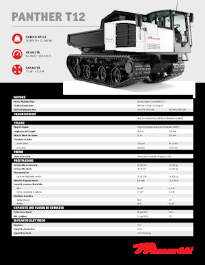 Dumpere pe Şenile Prinoth Panther T12