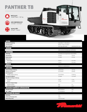 Dumpere pe Şenile Prinoth Panther T8