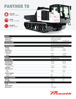 Dumpere pe Şenile Prinoth Panther T8