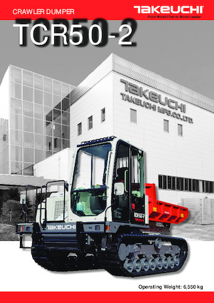 Dumpere pe Şenile Takeuchi TCR50-2