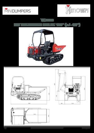 Dumpere pe Şenile Hinowa TX2500