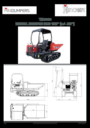 Dumpere pe Şenile Hinowa TX2500
