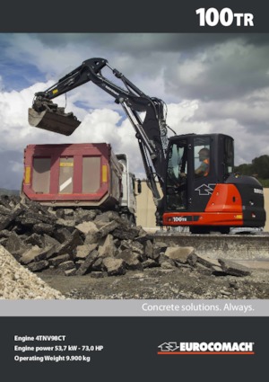 Excavatoare pe șenile Eurocomach 100 TR