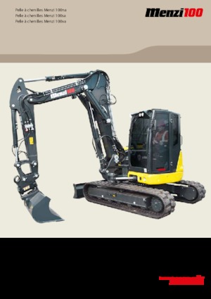 Excavatoare pe șenile Menzi 100na