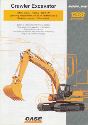 Excavatoare pe șenile Case Poclain 1288 LC