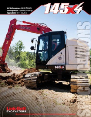 Excavatoare pe șenile Link-Belt 145 X4 Spin Ace