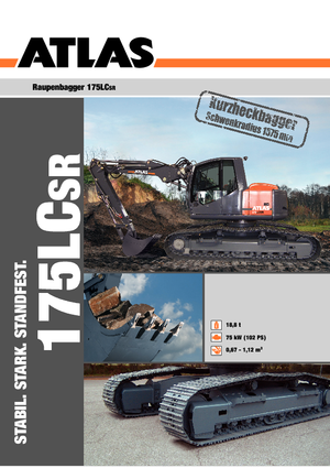 Excavatoare pe șenile Atlas 175 LC-SR