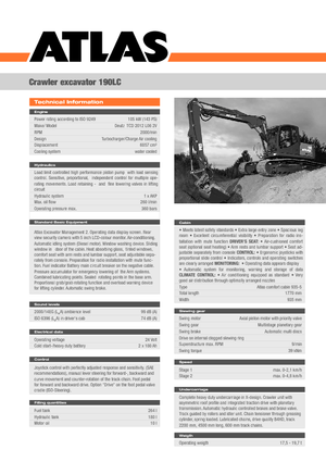 Excavatoare pe șenile Atlas 190 LC