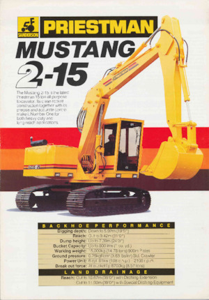 Excavatoare pe șenile Priestman 2-15