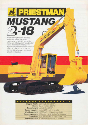Excavatoare pe șenile Priestman 2-18