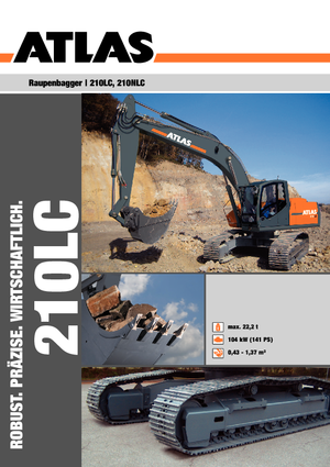 Excavatoare pe șenile Atlas 210 LC