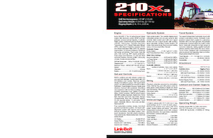 Excavatoare pe șenile Link-Belt 210 X3