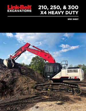 Excavatoare pe șenile Link-Belt 210 X4 Heavy Duty