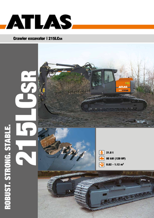 Excavatoare pe șenile Atlas 215 LC-SR